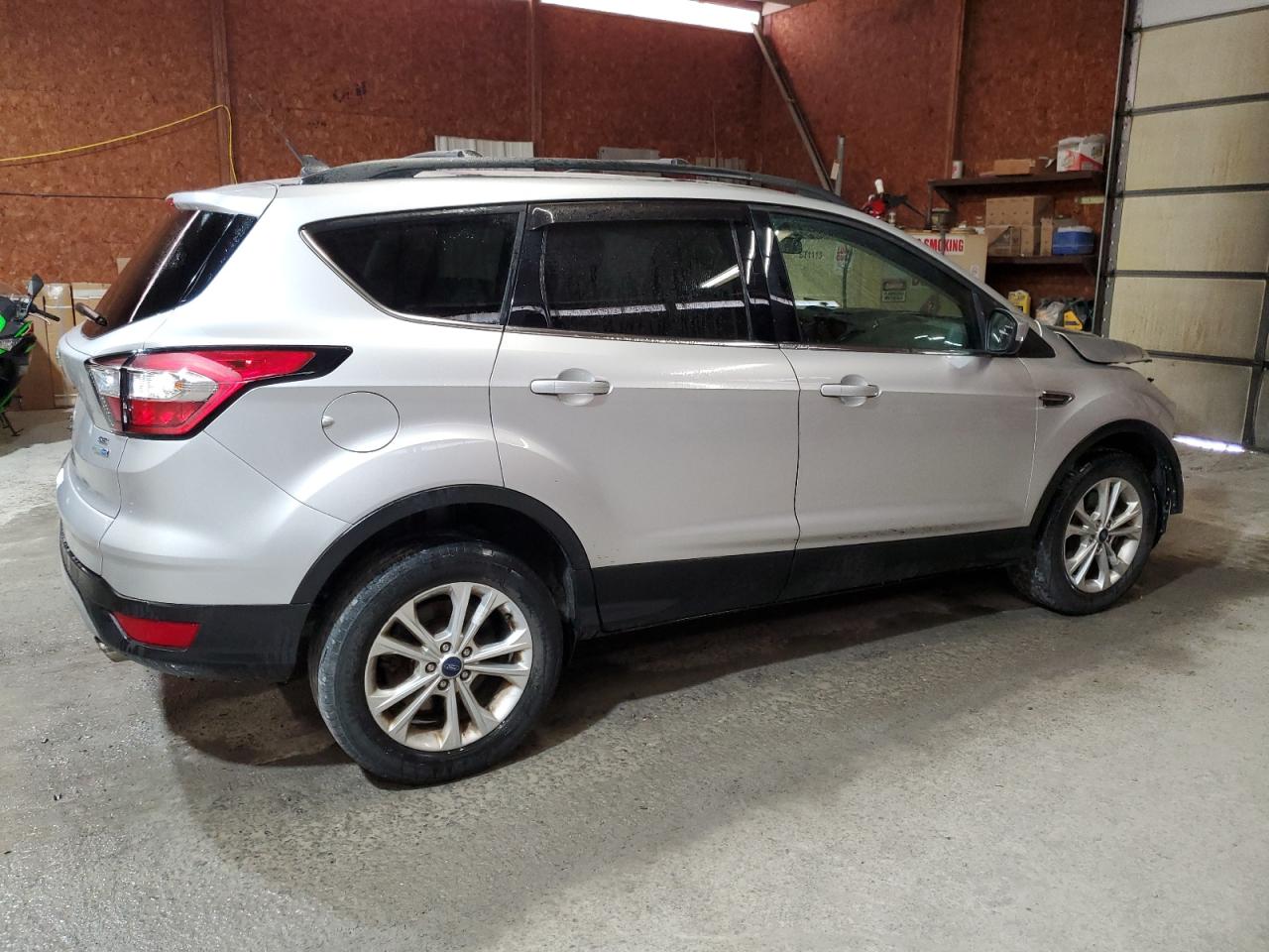 2018 Ford Escape VIN 1FMCU9GD0JUD12789 Copart auction photo, front end damage thumbnail 3