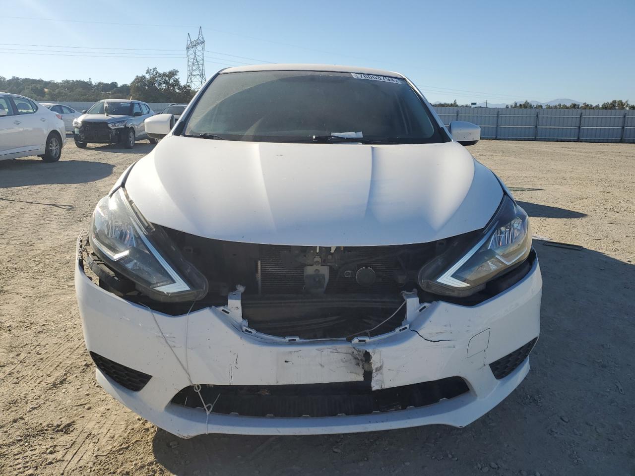2019 Nissan Sentra VIN 3N1AB7APXKY357989 Copart auction photo, rear end / front end damage thumbnail 5