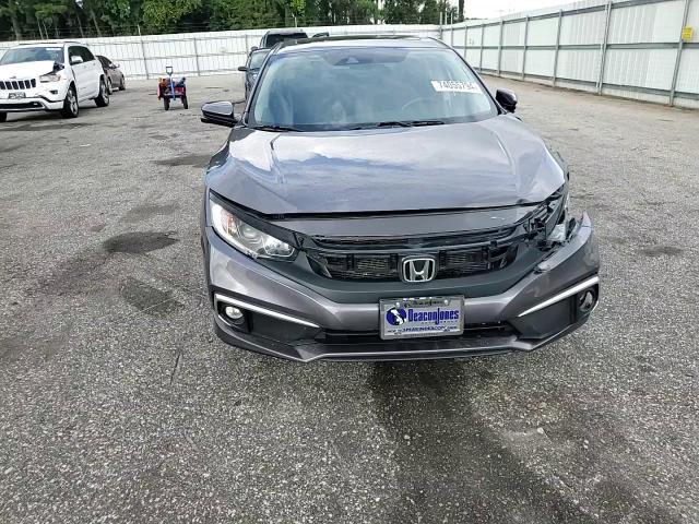 2021 Honda Civic VIN 19XFC1F35ME009816 Copart auction photo, side / front end damage thumbnail 11