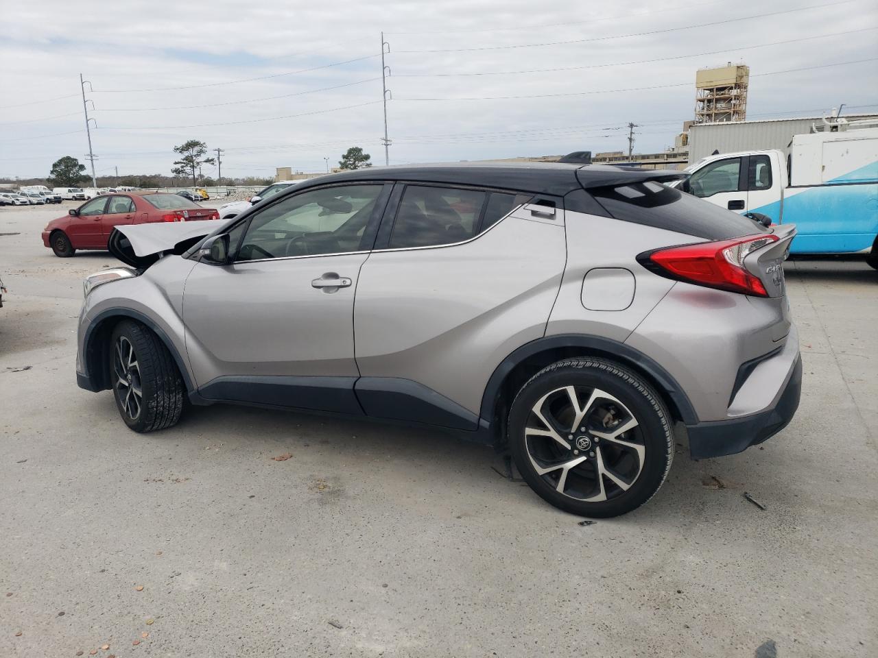 2019 Toyota C-HR VIN JTNKHMBX4K1045406 Copart auction photo, front end damage thumbnail 2