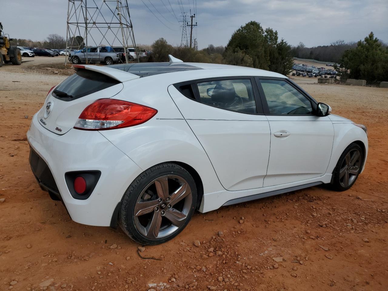2014 Hyundai Veloster VIN KMHTC6AE0EU210661 Copart auction photo, minor dent/scratches damage thumbnail 3