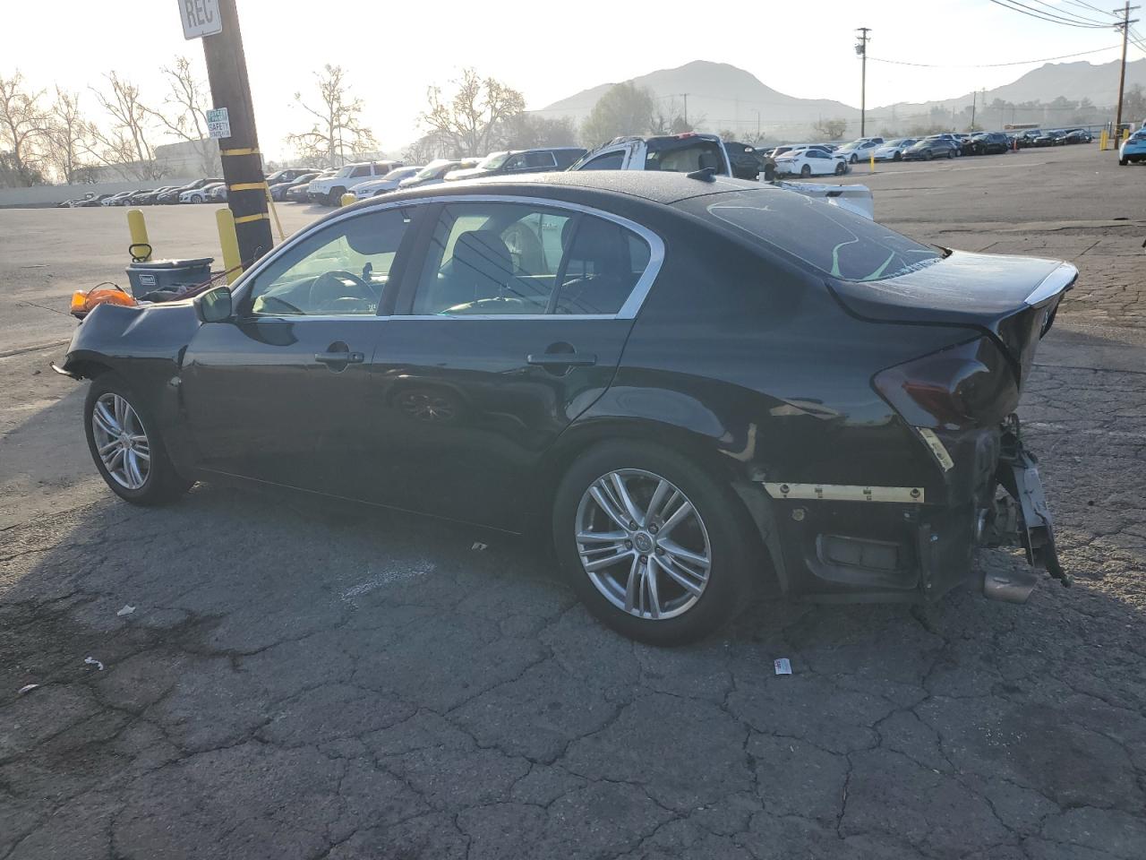 2013 Infiniti G VIN JN1CV6AP8DM300089 Copart auction photo, rear end / front end damage thumbnail 2
