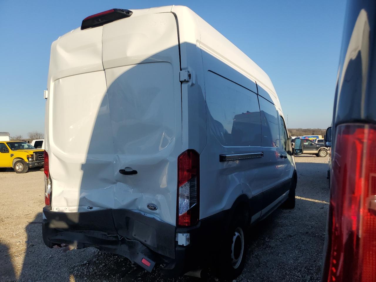 2021 Ford Transit VIN 1FTBR1X87MKA68791 Copart auction photo, rear end damage thumbnail 3