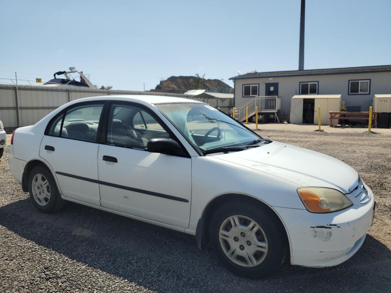 2001 Honda Civic VIN 2HGES16291H533834 Copart auction photo, normal wear damage thumbnail 4