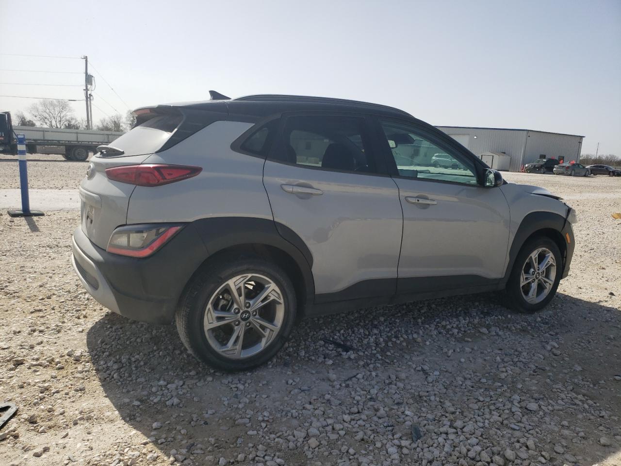 2022 Hyundai Kona VIN KM8K62AB0NU767121 Copart auction photo, front end damage thumbnail 3