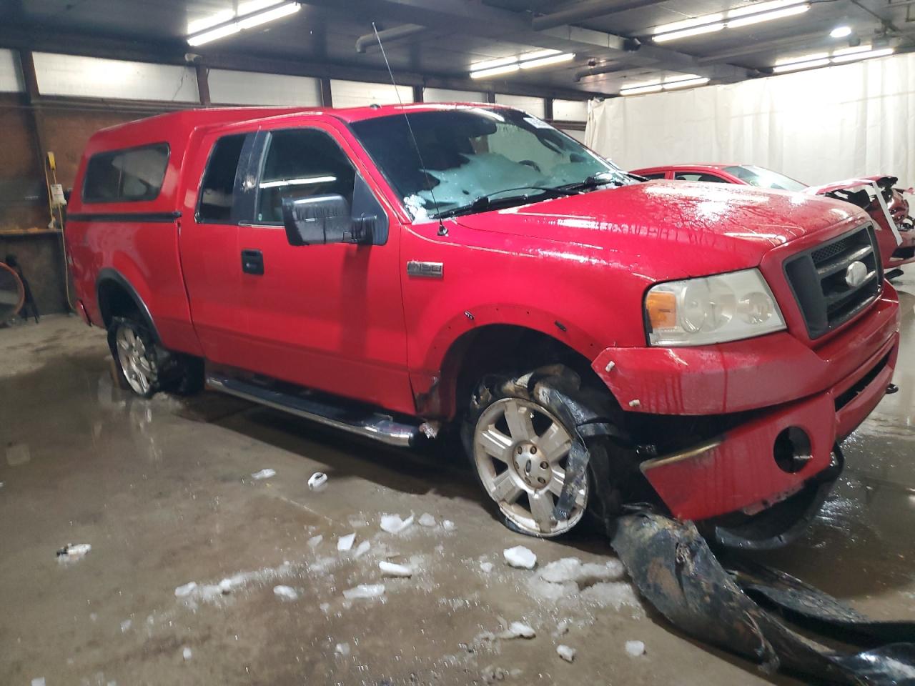 2008 Ford F-150 VIN 1FTPX14548FA49569 Copart auction photo, front end damage thumbnail 4