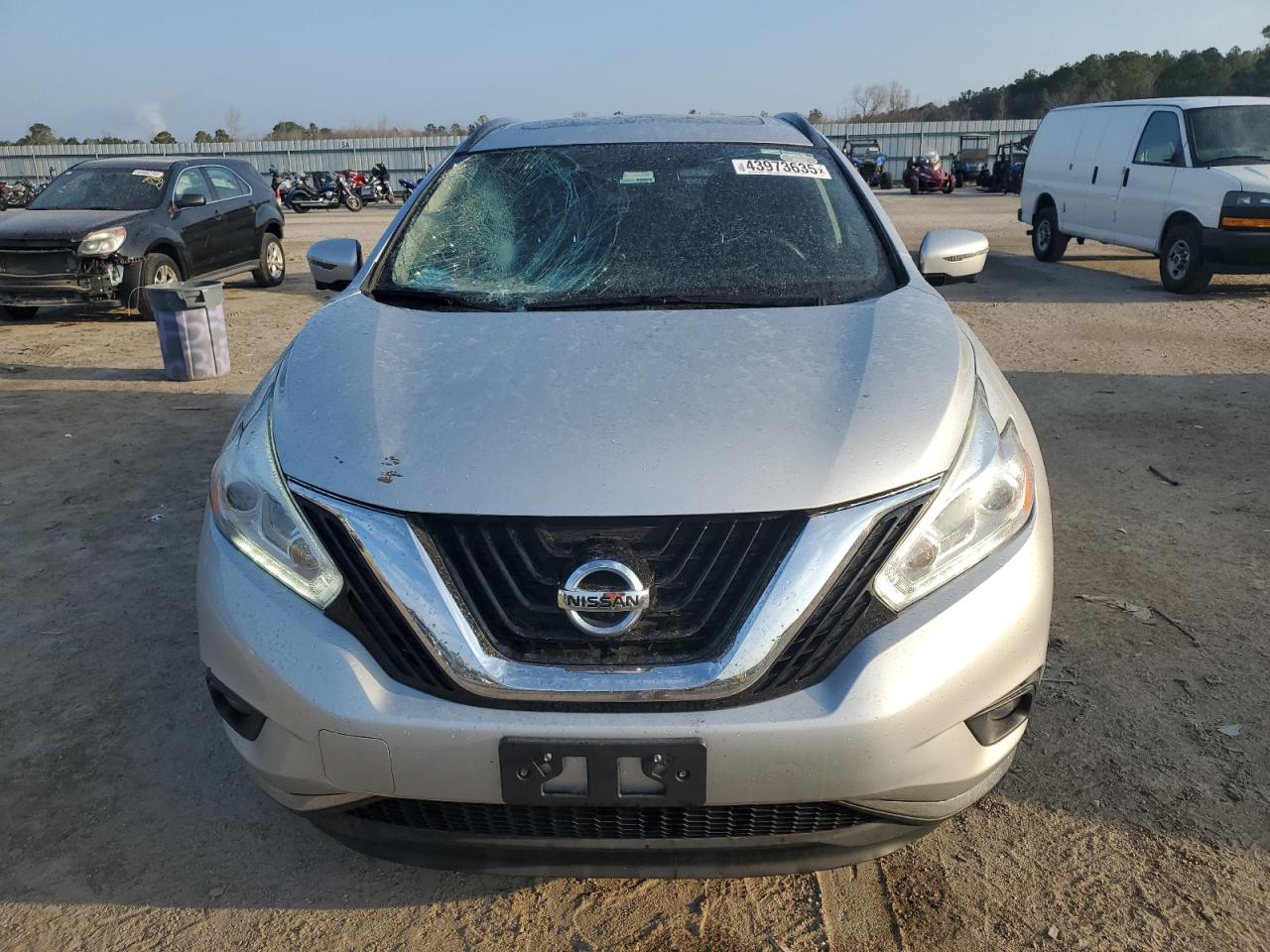 2017 Nissan Murano VIN 5N1AZ2MH7HN169366 Copart auction photo, front end damage thumbnail 5