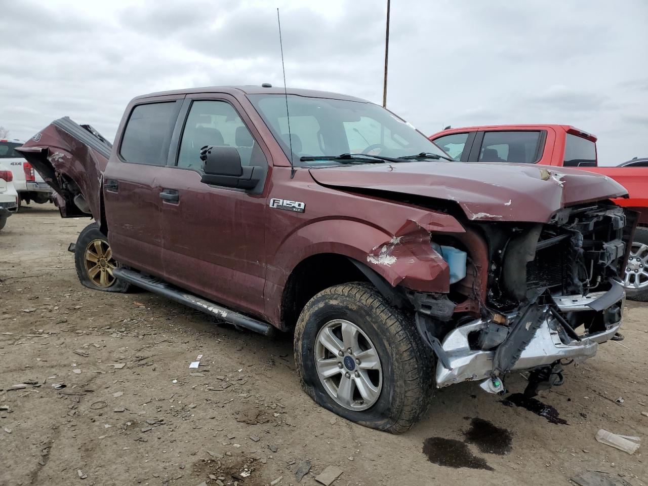 2016 Ford F-150 VIN 1FTEW1EF7GFA15321 Copart auction photo, rear end / front end damage thumbnail 4