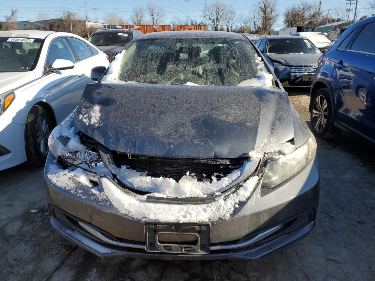 2013 Honda Civic VIN 19XFB2F50DE000774 Copart auction photo, frame damage / front end damage thumbnail 5