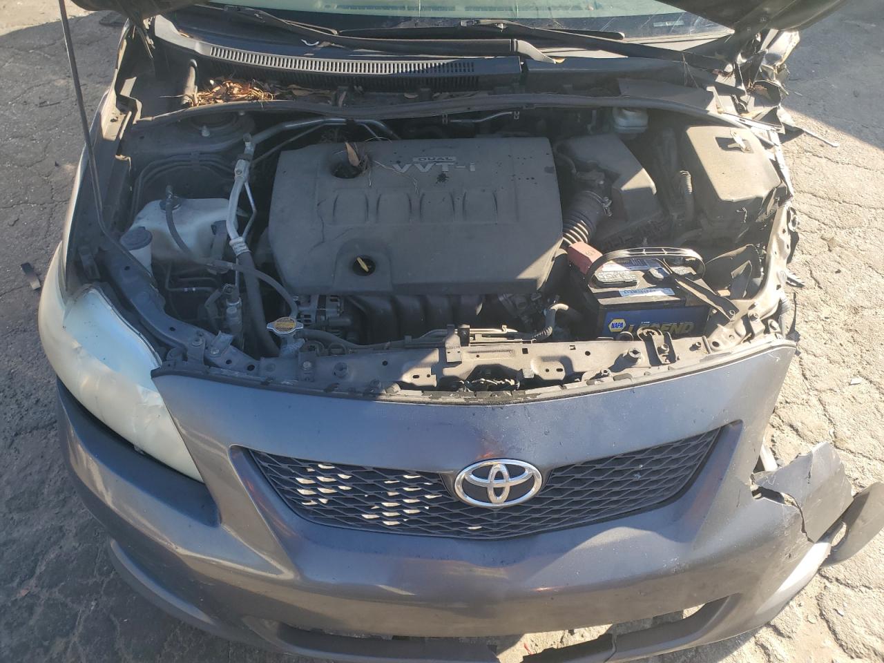 2009 Toyota Corolla VIN JTDBL40E69J031389 Copart auction photo, all over damage thumbnail 11