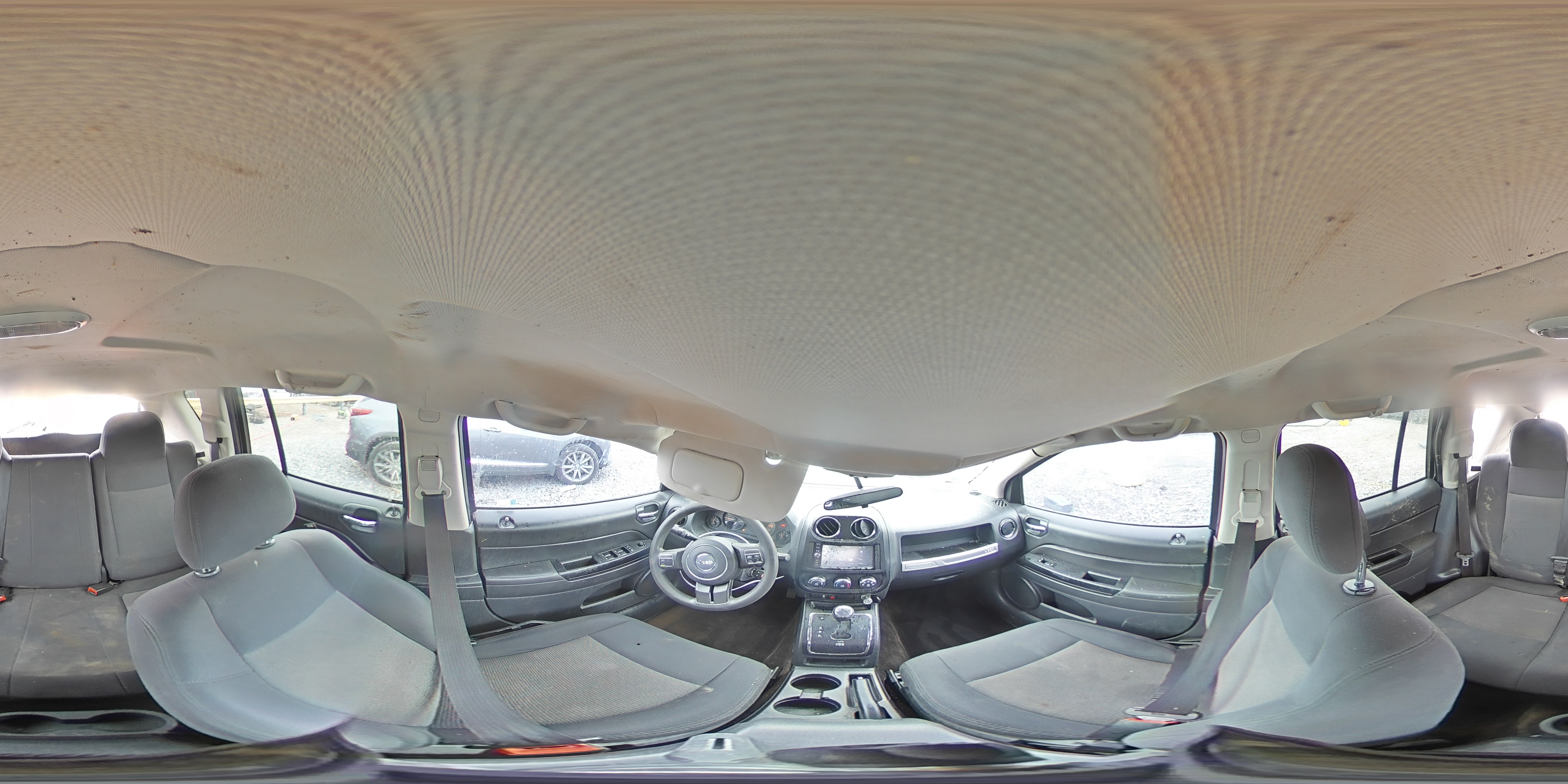2014 Jeep Compass VIN 1C4NJCBAXED772158 Copart auction photo, rollover damage thumbnail 16
