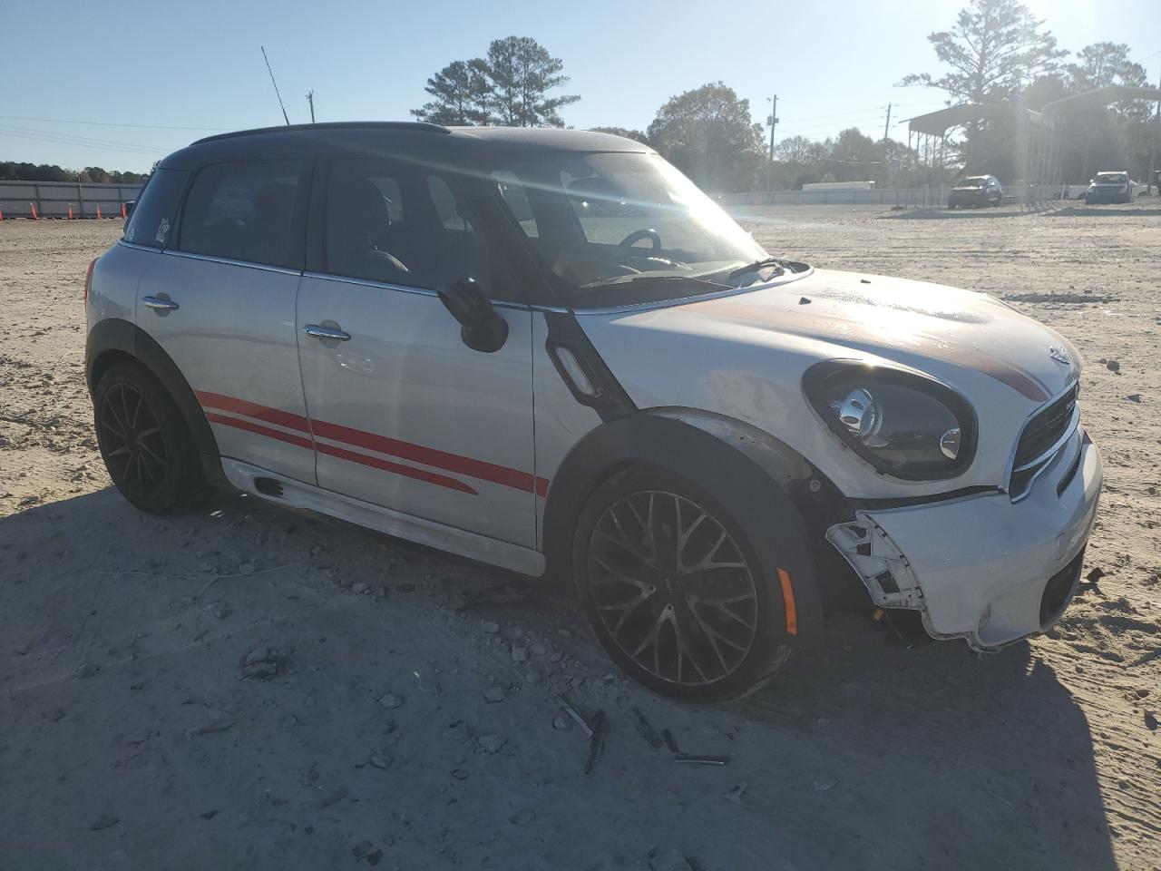 2015 MINI Cooper VIN WMWZC3C5XFWT02034 Copart auction photo, front end damage thumbnail 4