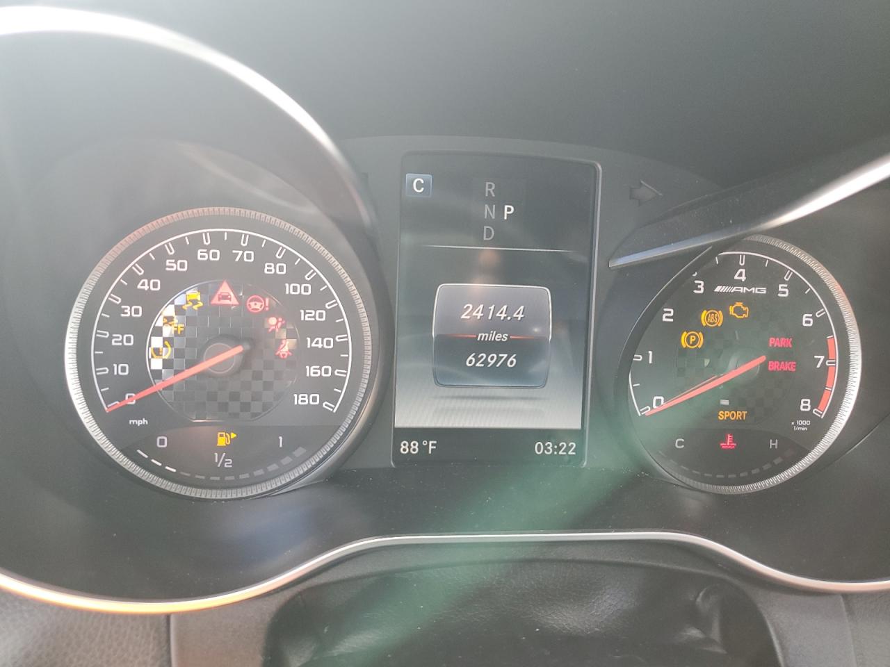 2018 Mercedes-Benz C-klasse VIN WDDWK6EBXJF603446 Copart auction photo, water/flood damage thumbnail 9