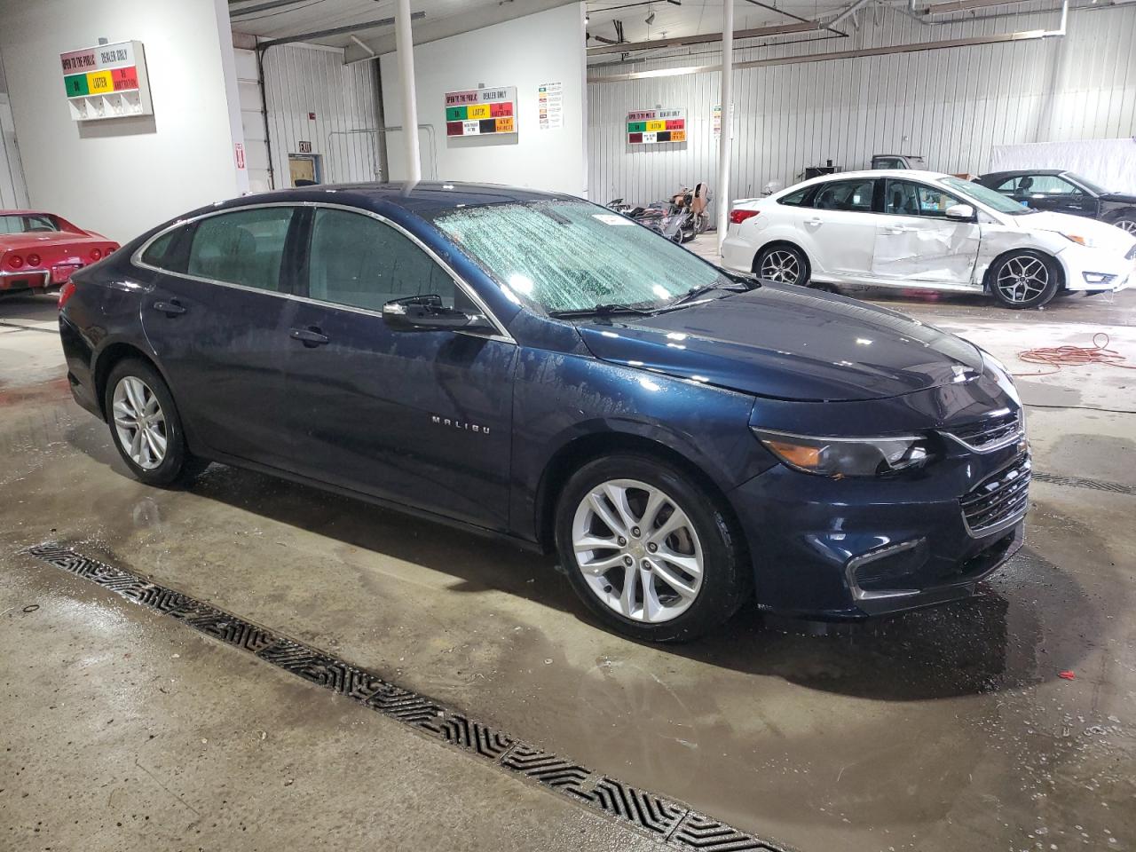 2016 Chevrolet Malibu VIN 1G1ZE5ST1GF267757 Copart auction photo, front end / side damage thumbnail 4
