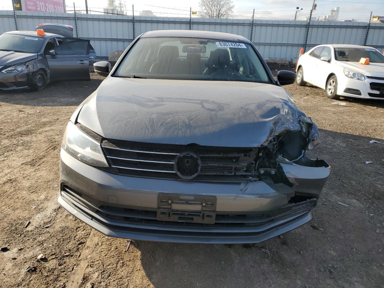 2016 Volkswagen Jetta VIN 3VW267AJ3GM378485 Copart auction photo, front end damage thumbnail 5