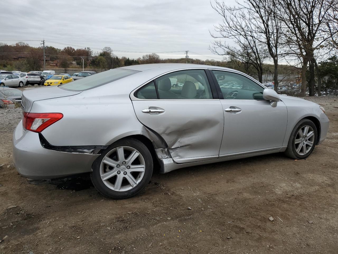 2007 Lexus ES VIN JTHBJ46G772147477 Copart auction photo, side / undercarriage damage thumbnail 3