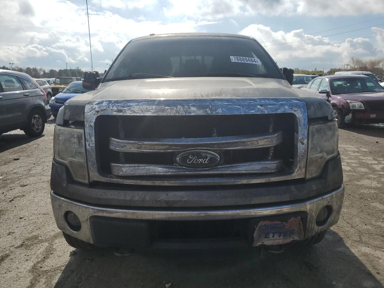 2013 Ford F-150 VIN 1FTFW1ET7DFD05340 Copart auction photo, burn / front end damage thumbnail 5