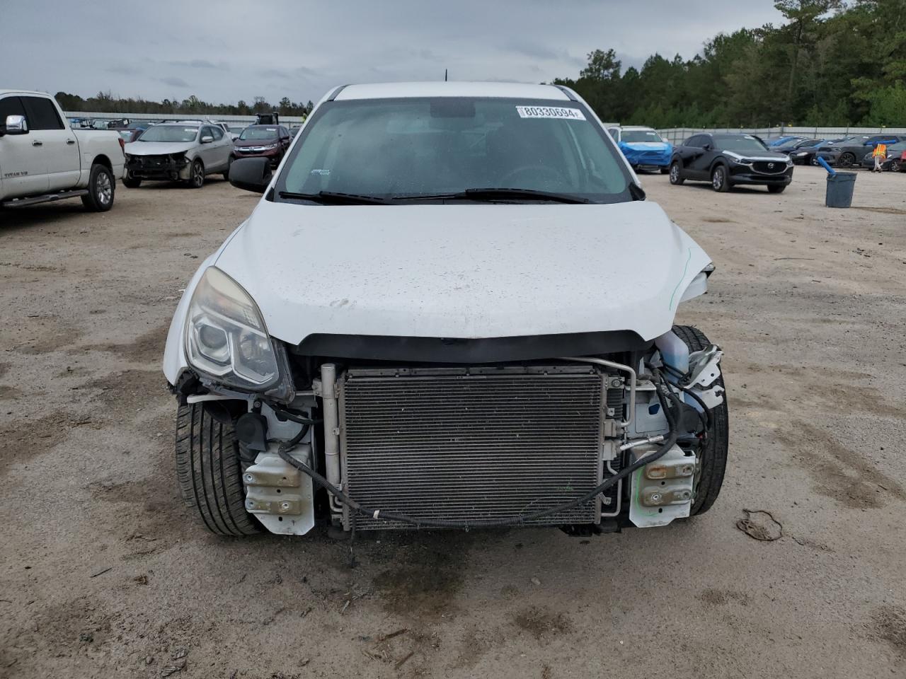 2016 Chevrolet Equinox VIN 2GNALBEK9G6106117 Copart auction photo, front end damage thumbnail 5