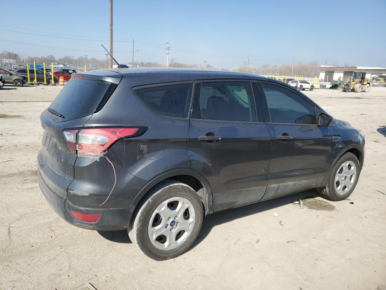 2017 Ford Escape VIN 1FMCU0F76HUD07629 Copart auction photo, side / rear end damage thumbnail 3