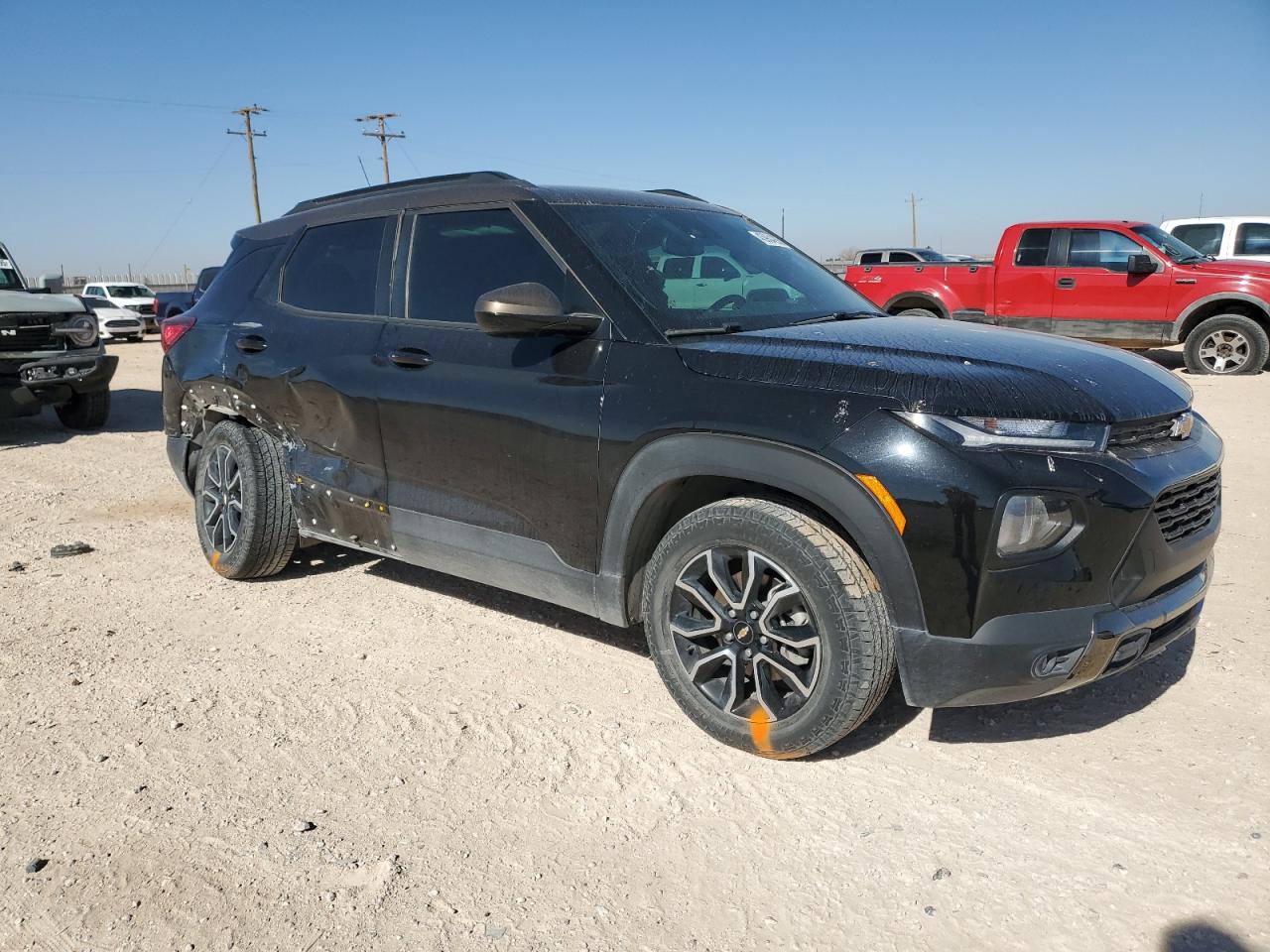 2021 Chevrolet TrailBlazer VIN KL79MVSL3MB129969 Copart auction photo, side damage thumbnail 4