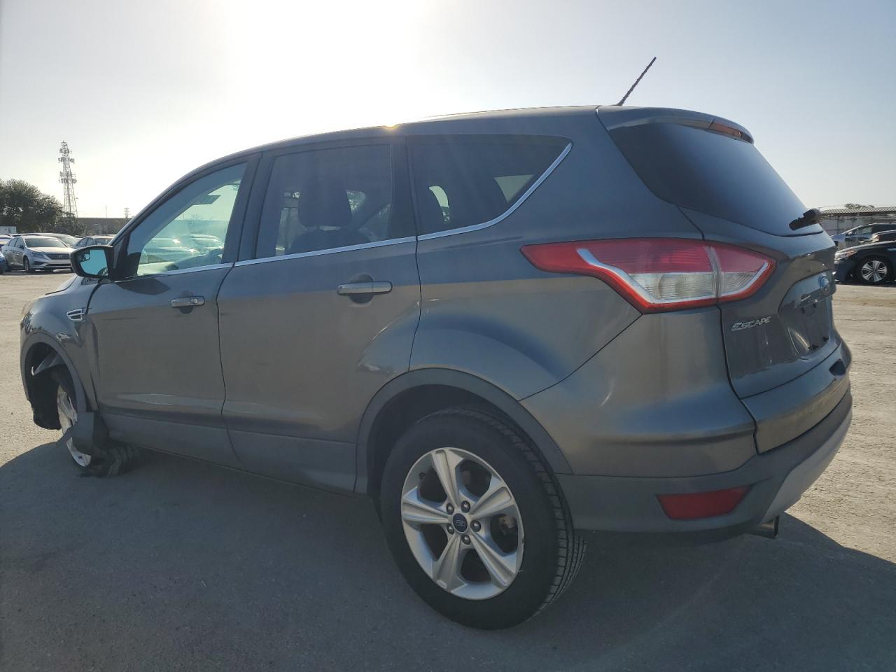 2013 Ford Escape VIN 1FMCU0GX7DUC76416 Copart auction photo, front end / side damage thumbnail 2