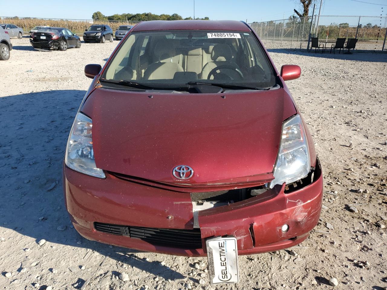 2004 Toyota Prius VIN JTDKB20U240087990 Copart auction photo, front end / minor dent/scratches damage thumbnail 5