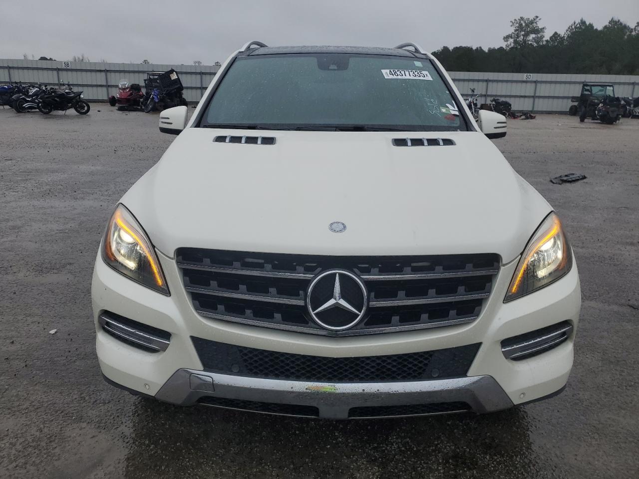 2014 Mercedes-Benz M-klasse VIN 4JGDA5HB2EA285797 Copart auction photo, side damage thumbnail 5