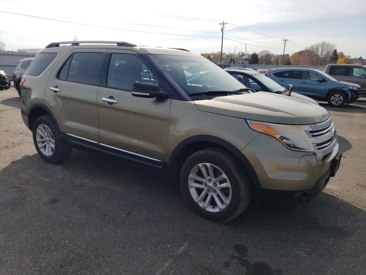 2013 Ford Explorer VIN 1FM5K8D82DGB68875 Copart auction photo, burn damage thumbnail 4