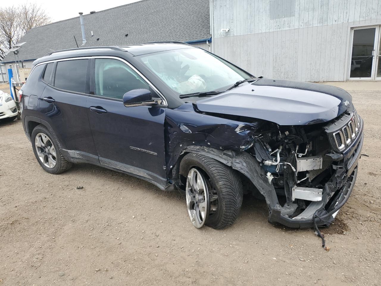 2020 Jeep Compass VIN 3C4NJDCB1LT222707 Copart auction photo, front end / minor dent/scratches damage thumbnail 4