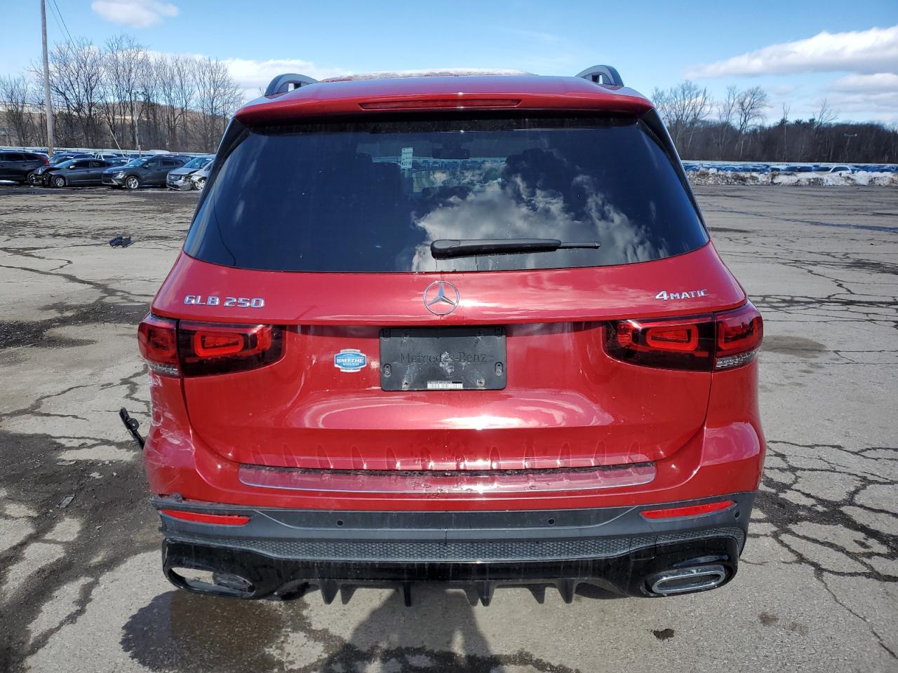2020 Mercedes-Benz GLB VIN W1N4M4HB7LW040735 Copart auction photo, rear end damage thumbnail 6