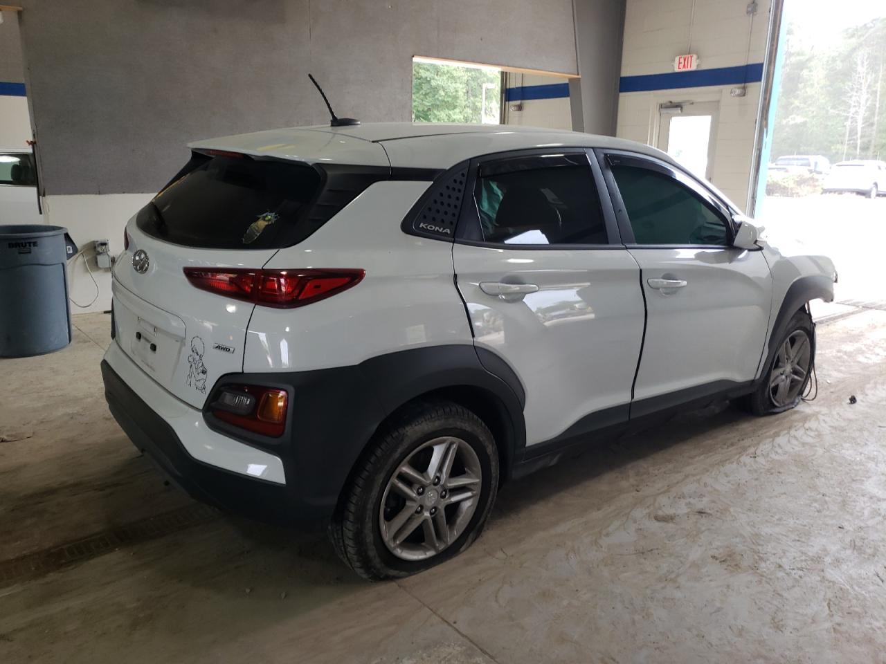 2019 Hyundai Kona VIN KM8K1CAA1KU278007 Copart auction photo, front end damage thumbnail 3