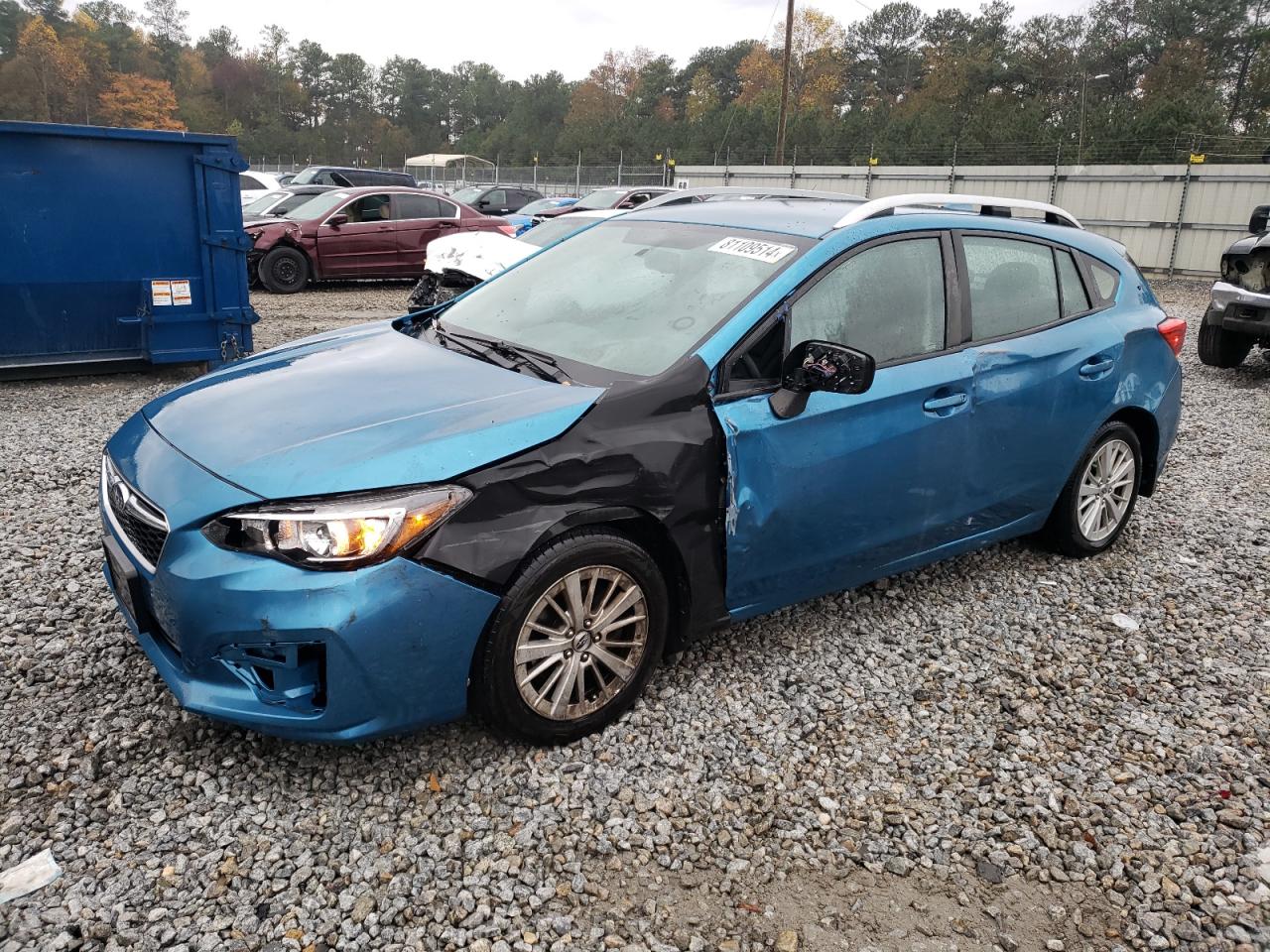 2017 Subaru Impreza VIN 4S3GTAB67H3700928