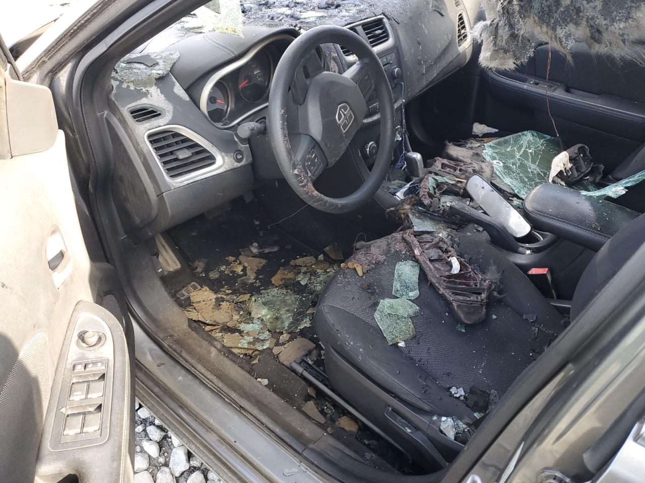 2012 Dodge Avenger VIN 1C3CDZABXCN220151 Copart auction photo, burn damage thumbnail 8