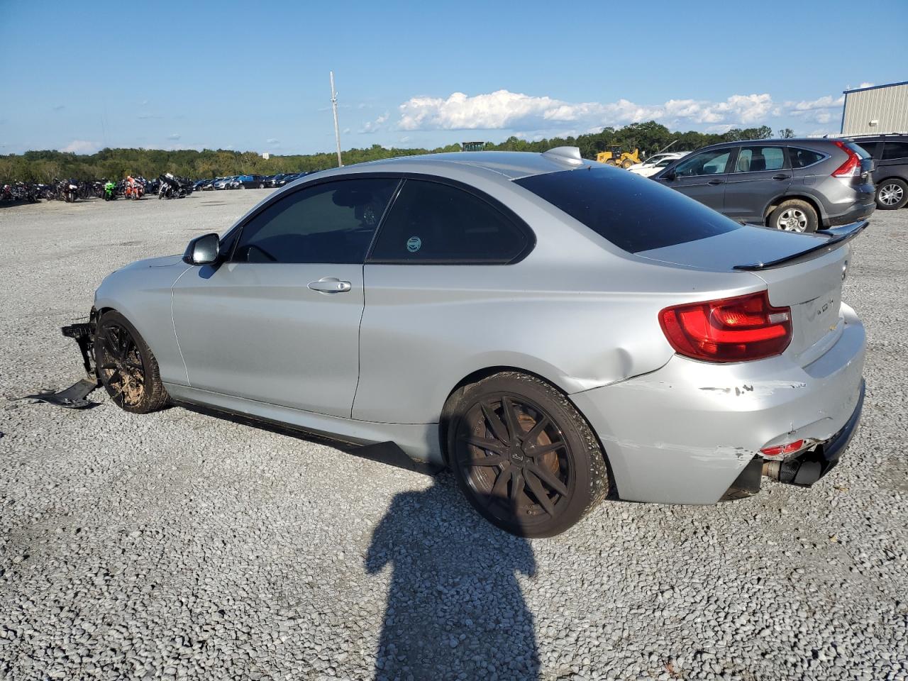 2015 BMW M2 VIN WBA1J7C57FV254038 Copart auction photo, front end / minor dent/scratches damage thumbnail 2