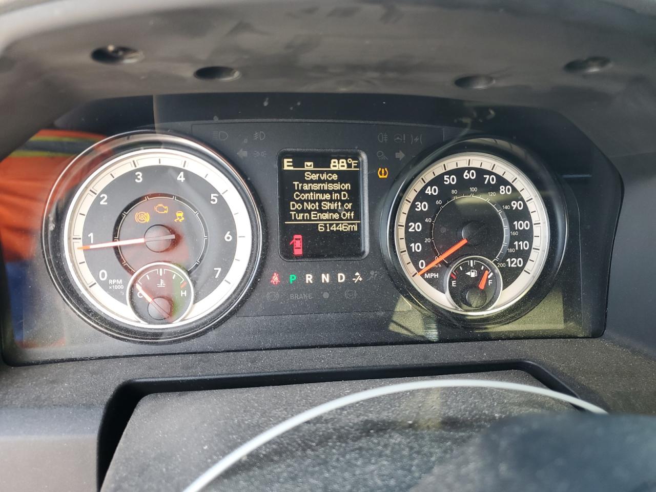 2017 RAM 1500 VIN 3C6RR7KT3HG594871 Copart auction photo, water/flood damage thumbnail 9