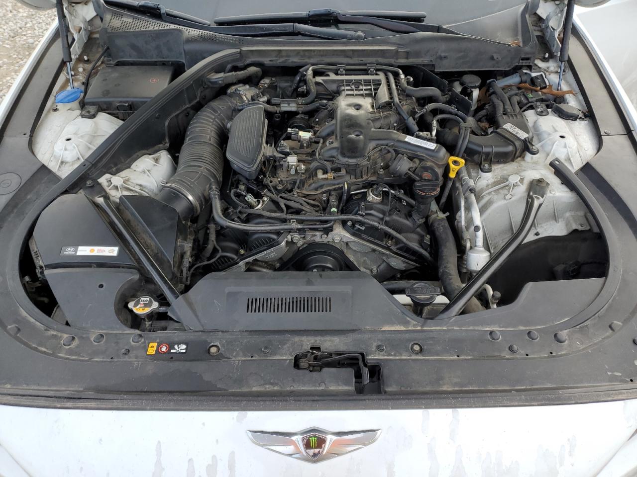 2015 Hyundai Genesis VIN KMHGN4JE2FU027702 Copart auction photo, side damage thumbnail 11