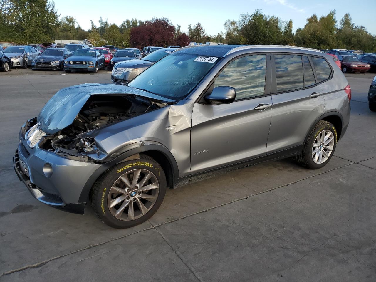 2014 BMW X3 VIN 5UXWX9C52E0D16588