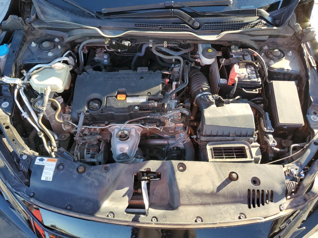 2020 Honda Civic VIN 19XFC2F63LE019047 Copart auction photo, all over damage thumbnail 11