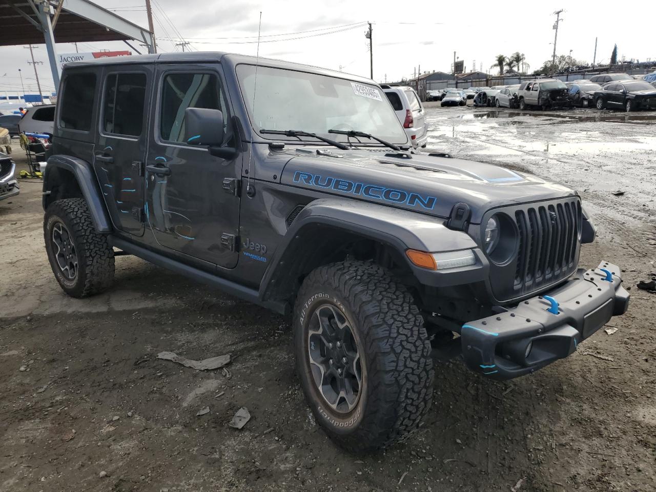 2021 Jeep Wrangler VIN 1C4JJXR60MW840428 Copart auction photo, front end damage thumbnail 4