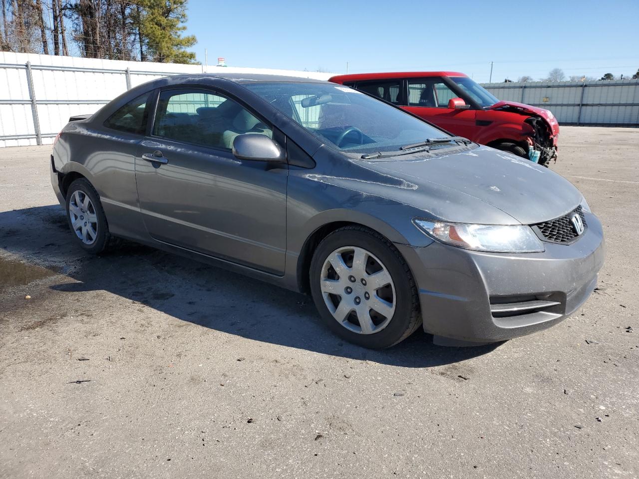 2010 Honda Civic VIN 2HGFG1B66AH523180 Copart auction photo, rear end damage thumbnail 4