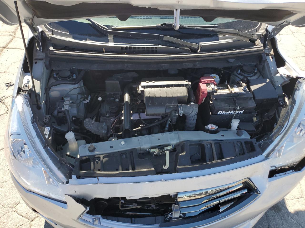2019 Mitsubishi Mirage VIN ML32F4FJ1KHF01908 Copart auction photo, front end damage thumbnail 11