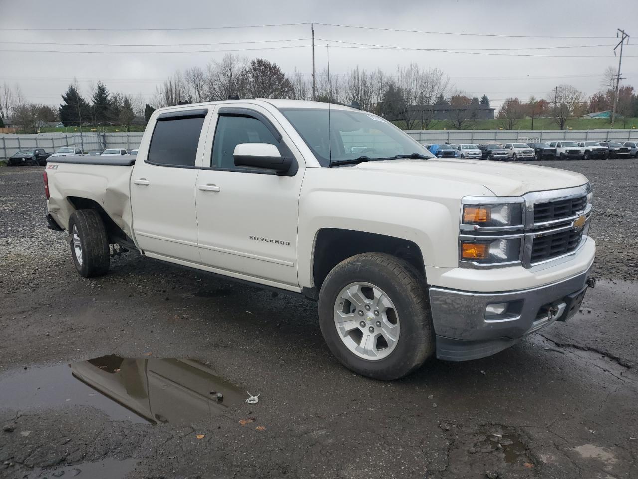 2015 Chevrolet Silverado VIN 3GCUKREC7FG110860 Copart auction photo, rear end / undercarriage damage thumbnail 4
