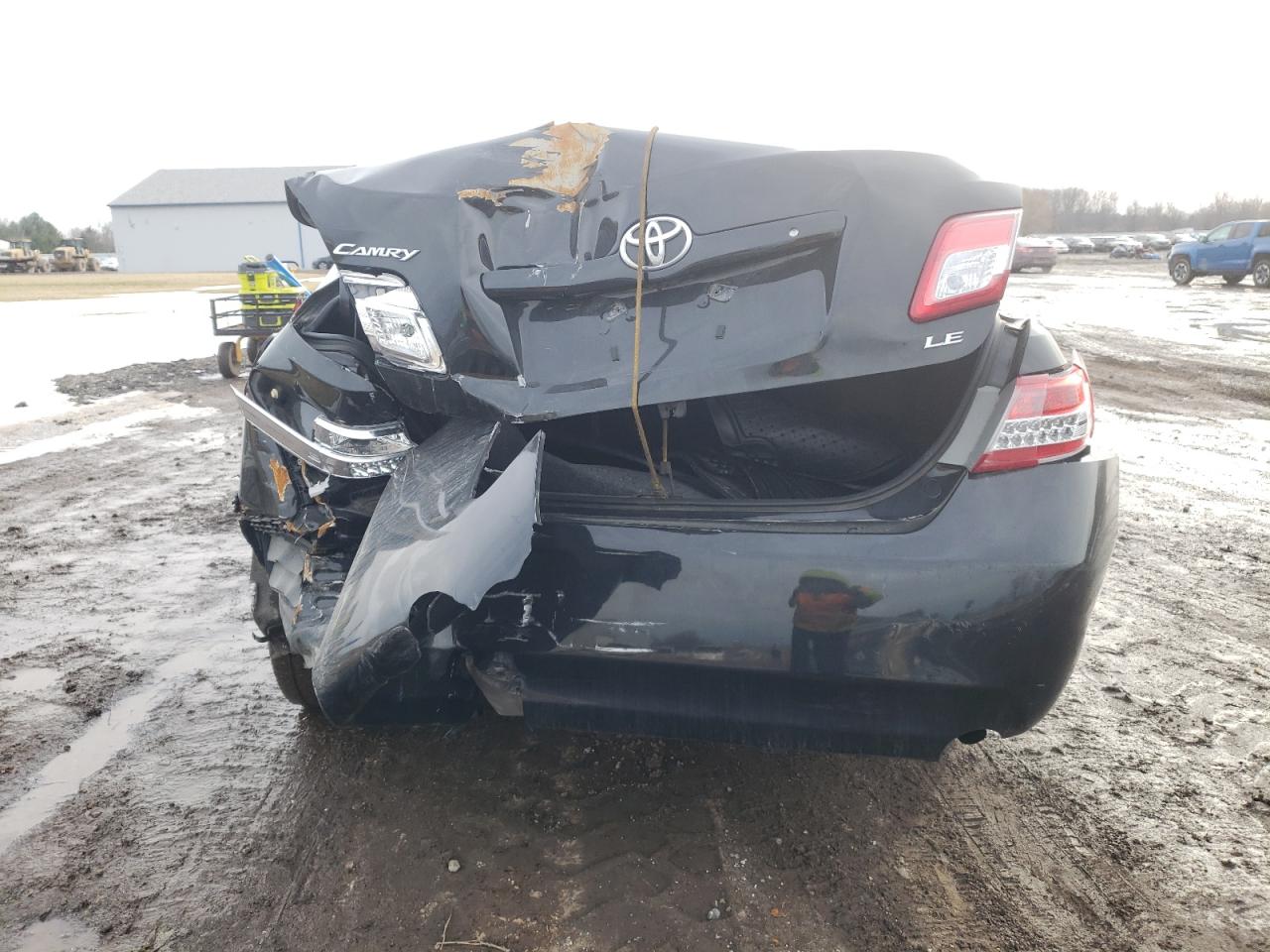 2011 Toyota Camry VIN 4T4BF3EK7BR205962 Copart auction photo, rear end / front end damage thumbnail 6