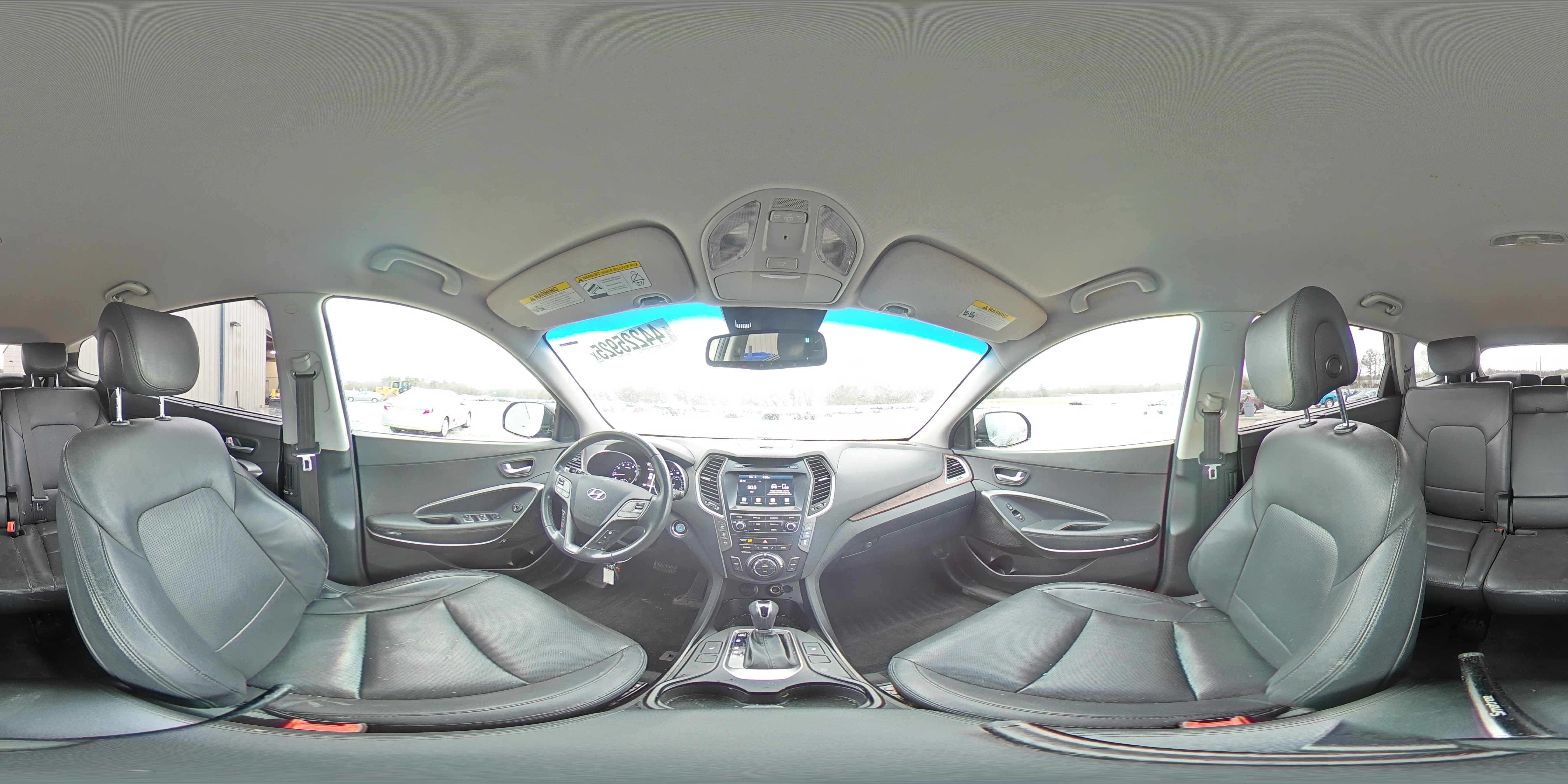 2018 Hyundai Santa Fe VIN KM8SN4HF3JU293571 Copart auction photo, front end damage thumbnail 15