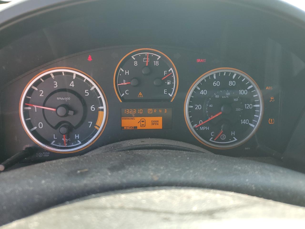 2014 Nissan Titan VIN 1N6BA0CA1EN517423 Copart auction photo, side / all over damage thumbnail 9