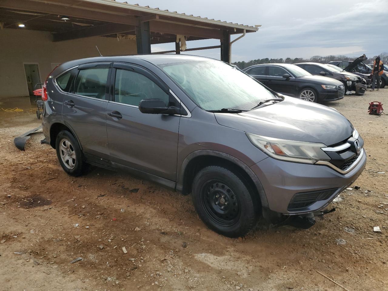 2015 Honda CR-V VIN 3CZRM3H36FG709204 Copart auction photo, front end / side damage thumbnail 4