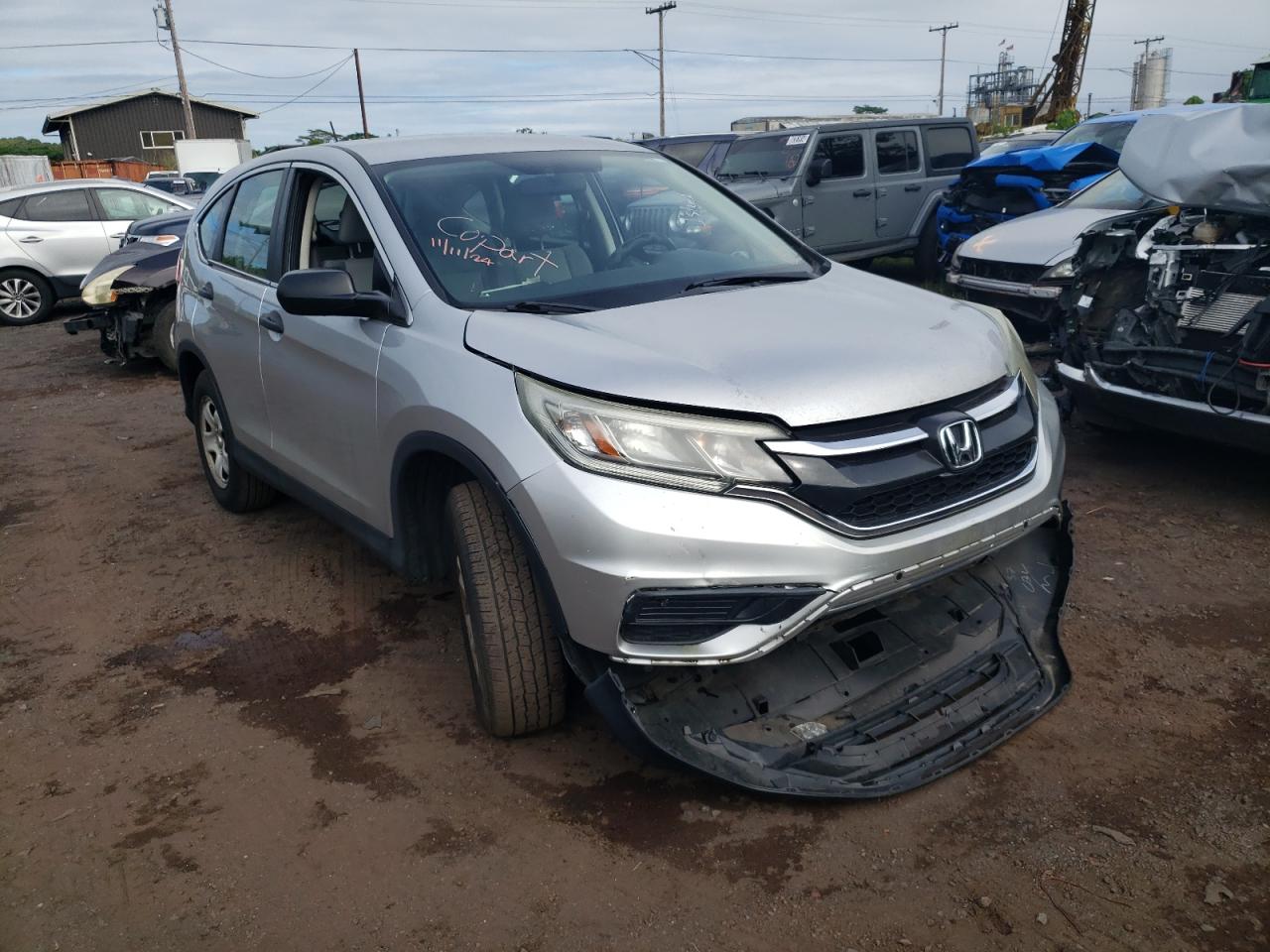 2016 Honda CR-V VIN 3CZRM3H31GG704476 Copart auction photo, front end damage thumbnail 4