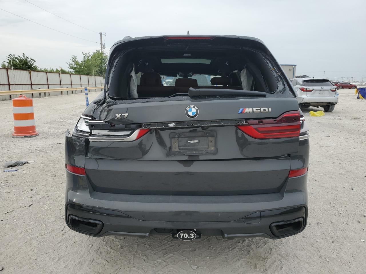 2022 BMW X7 VIN 5UXCX6C04N9M39940 Copart auction photo, all over damage thumbnail 6