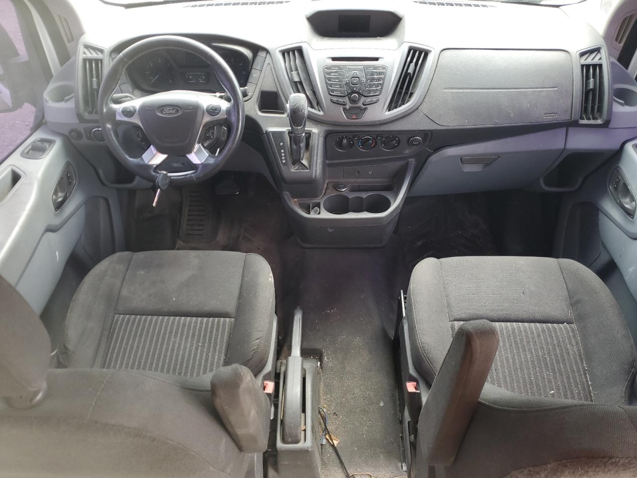 2015 Ford Transit VIN 1FTNR2CVXFKA12717 Copart auction photo, front end damage thumbnail 8