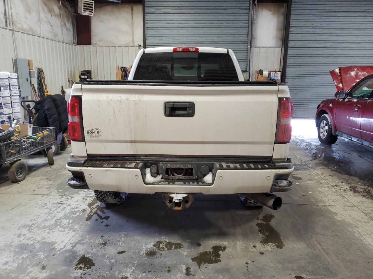 2016 GMC Sierra VIN 1GT12UE80GF172816 Copart auction photo, front end / mechanical damage thumbnail 6